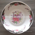 Placa de cena blanca llana de 7.5 pulgadas porcelana china